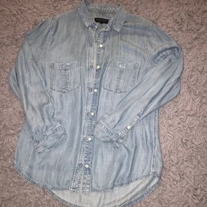 Banana Republic Light Blue Denim Shirt